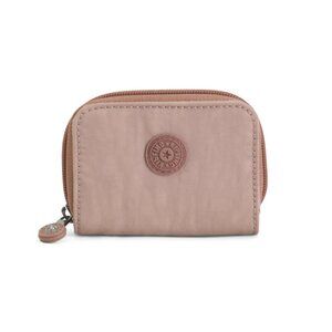 KIPLING Dusty Taupe Nylon Top Zip Around Wallet